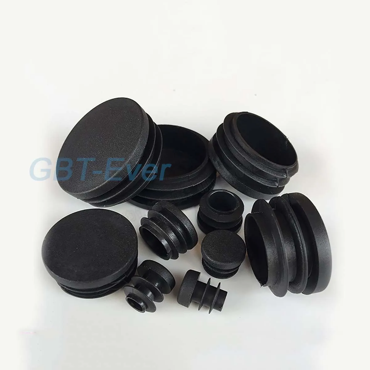 5/10/20Pcs PE Plastic Round Pipe Plugs Outer Dia 63/70/74/76mm Black Hole End Caps Inserts Seal Plugs Chair Non-Slip Foot Pads