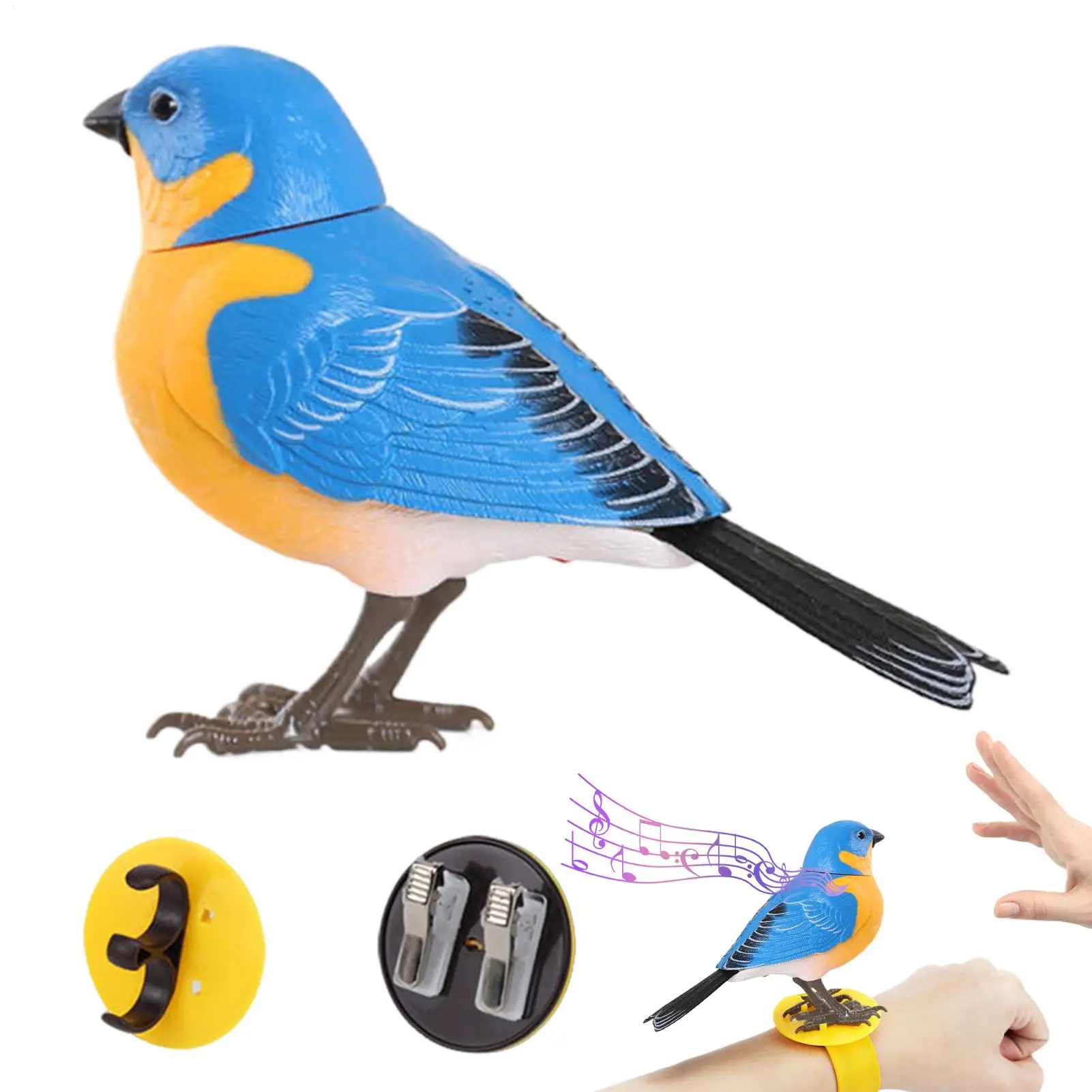 

Toy Bird Electric Bird Toy Desktop Realistic Talking Electronic Pet For Sensory Play Birthday Outdoor Room Decor Party Favors