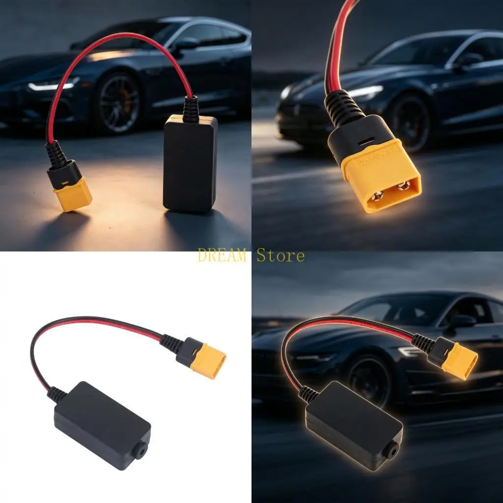 Battery Screen Cable with Male Connection End, 22 Wire and Clear Reading Window for Model Pack Care and Small Supply Testing Use