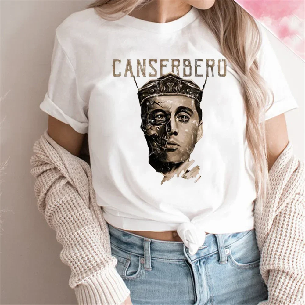 Canserbero Tshirt Women Streetwear T-shirts Girl Harajuku Comic  Women Clothing