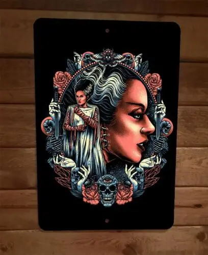 Bride of the Monster 8x12 Metal Wall Sign Poster Frankenstein Classic Horror