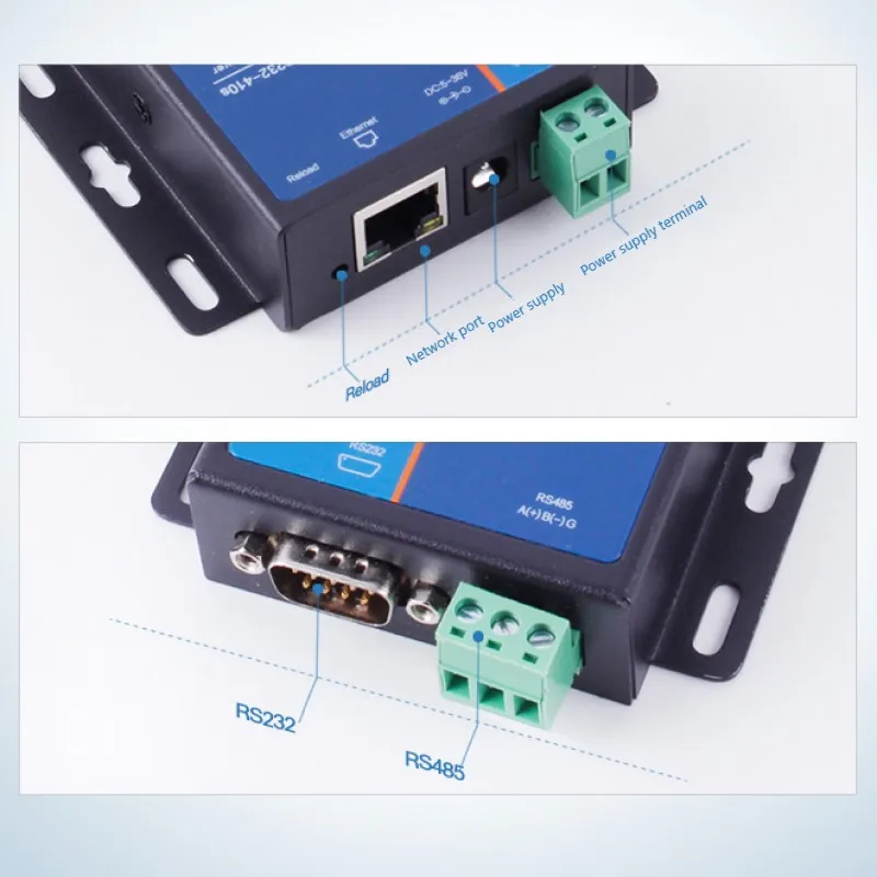 5PCS USR-TCP232-410S ModBus RTU Abrters Support DNS DHCP RS232 RS485 SÉRIE À EAlterNET TCP/IP MODULE