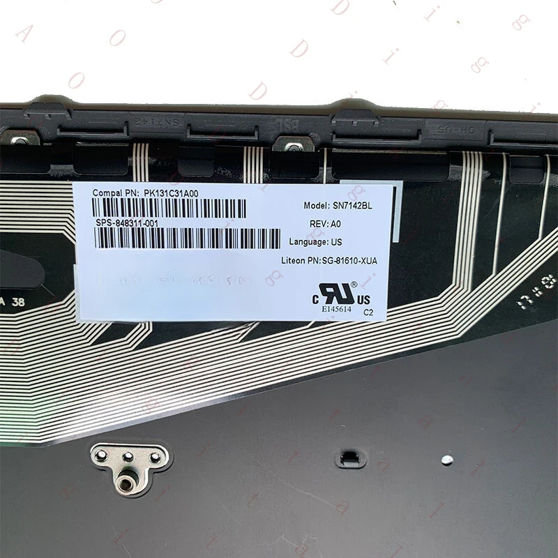 RN   848311-001 FOR HP Zbook 15 17 G3 Laptop US English Backlit Keyboard
