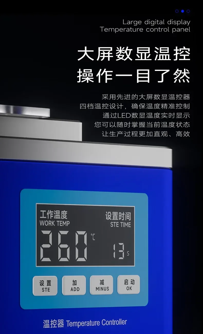 Mesin Pengikat Kabel Fleksibel Termostatik BD-901 Mekanis untuk Jam Tangan Ponsel Kamera Layar LCD Kabel Stasiun Penekan Ganda