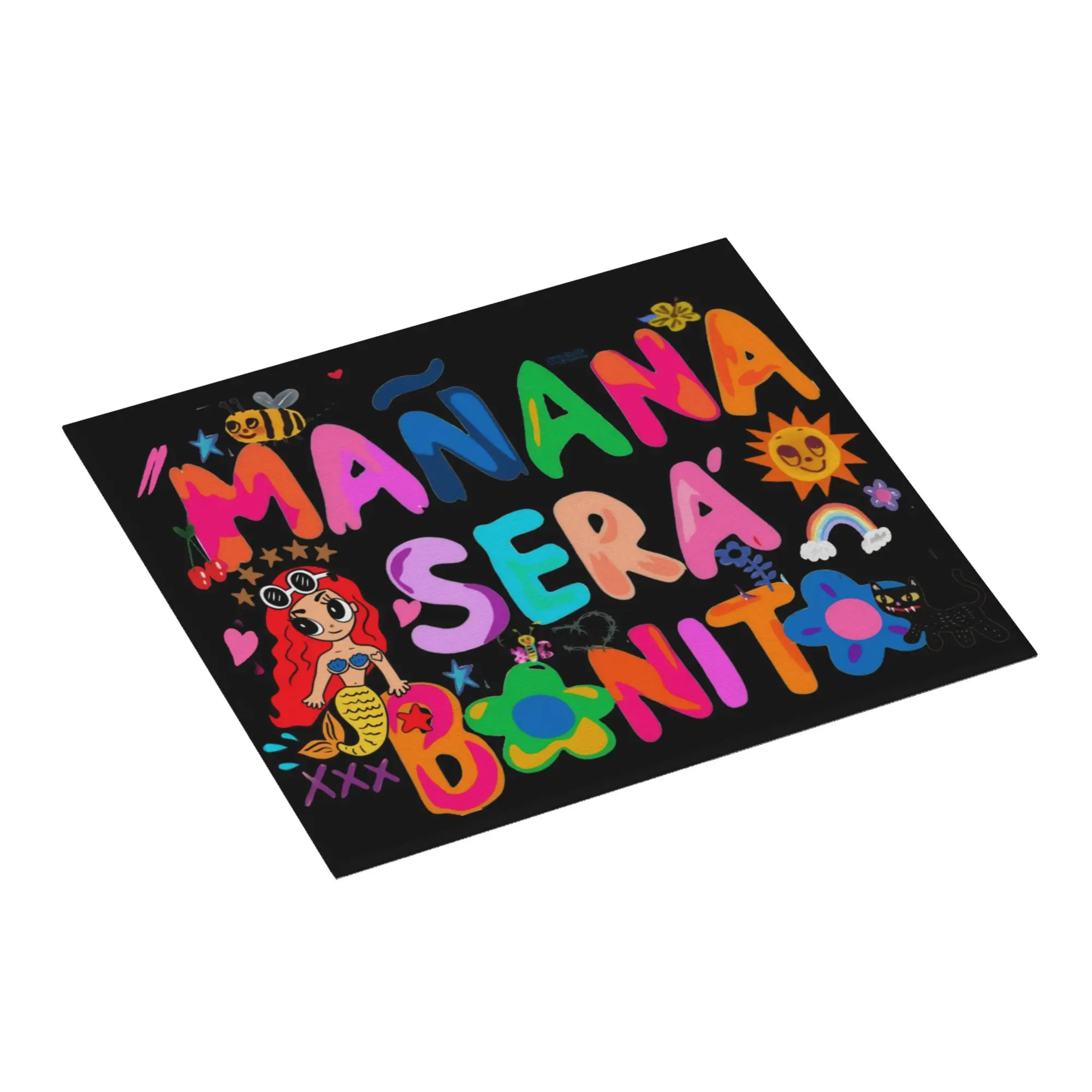 Colombian Singer Karol G Manana Sera Bonito Non‑Slip Waterproof Absorbent Barware Tableware Oil Proof Drying Mat For Kitchen