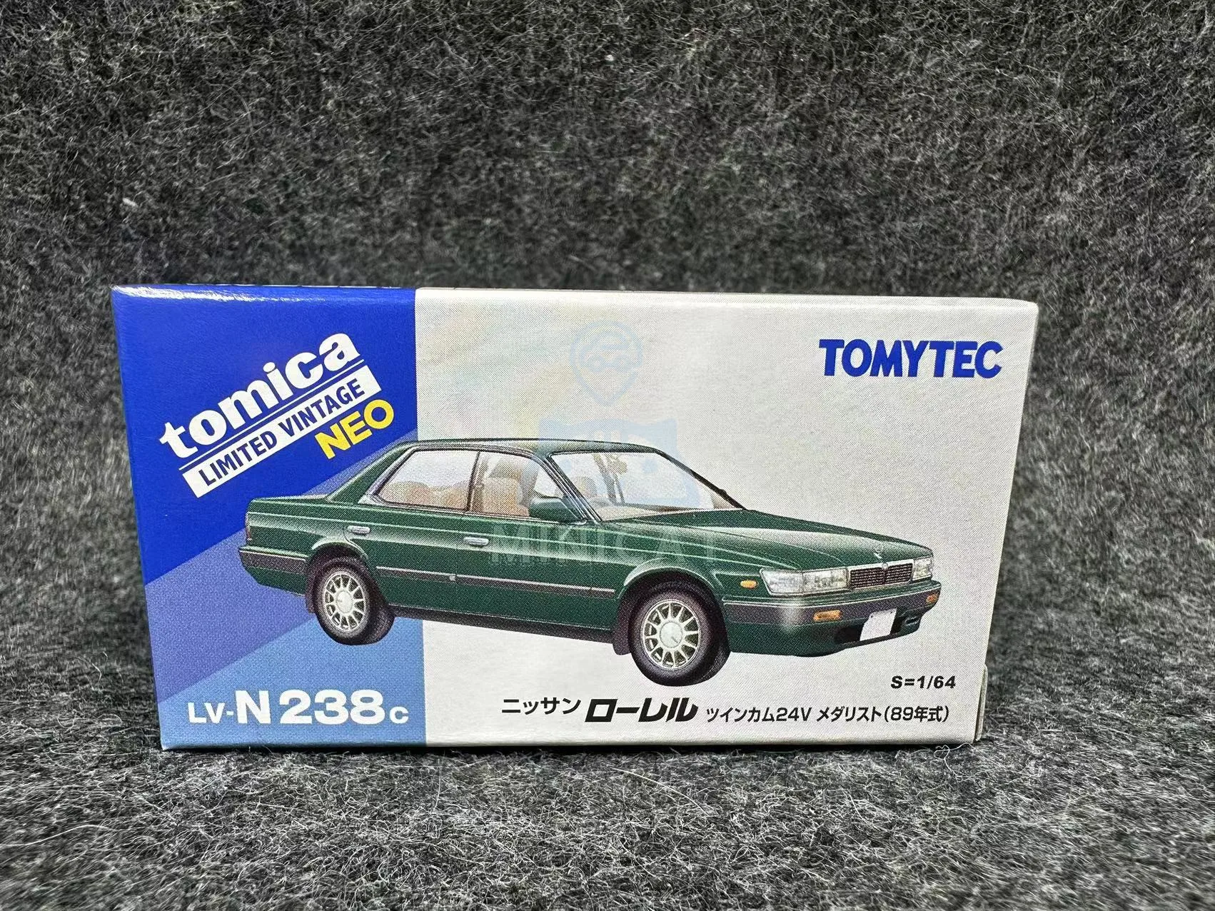 2408 Tomytec 1:64 Tlv LV-N238c Nissan Laurier Groene Collectie Gegoten Legering Auto Model Decoratie Cadeau