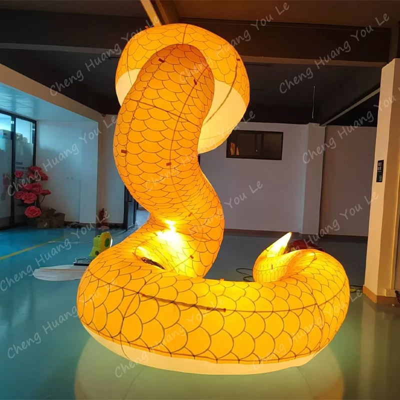 Cobra inflável da China 2025 cobra da sorte ano mascote animal Chinatown decoração de celebração de ano novo chinês