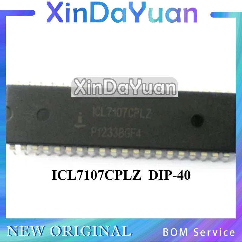 5 uds ICL7107 ICL7107CPLZ DIP-40 controlador LED de conversión analógica a digital