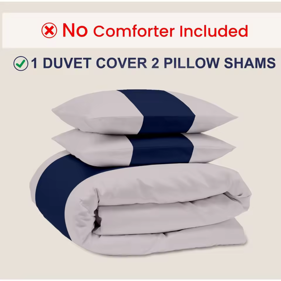 100% Egyptian Cotton Oversized King Duvet Cover Set - 600 Thread Count Comforter Cover with Zipper Closure and Corner Ties - AliExpress 