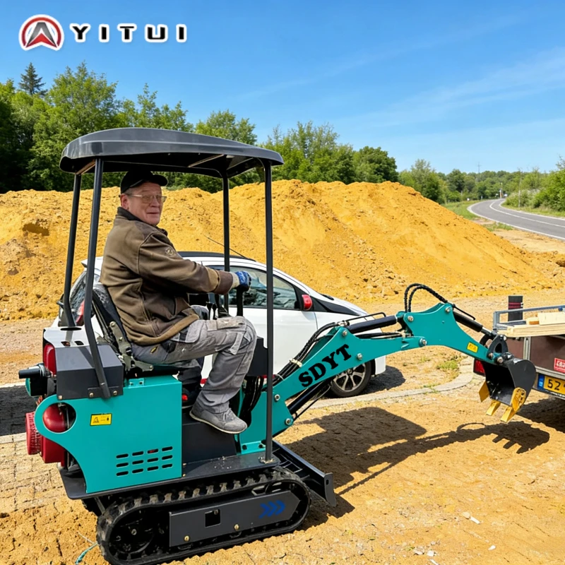 

Hot Mini Excavator 0.8 Tons Customized Kubota Engine With Multiple Auxiliary Tools Ce Epa Euro 5 Reinforced Chassis