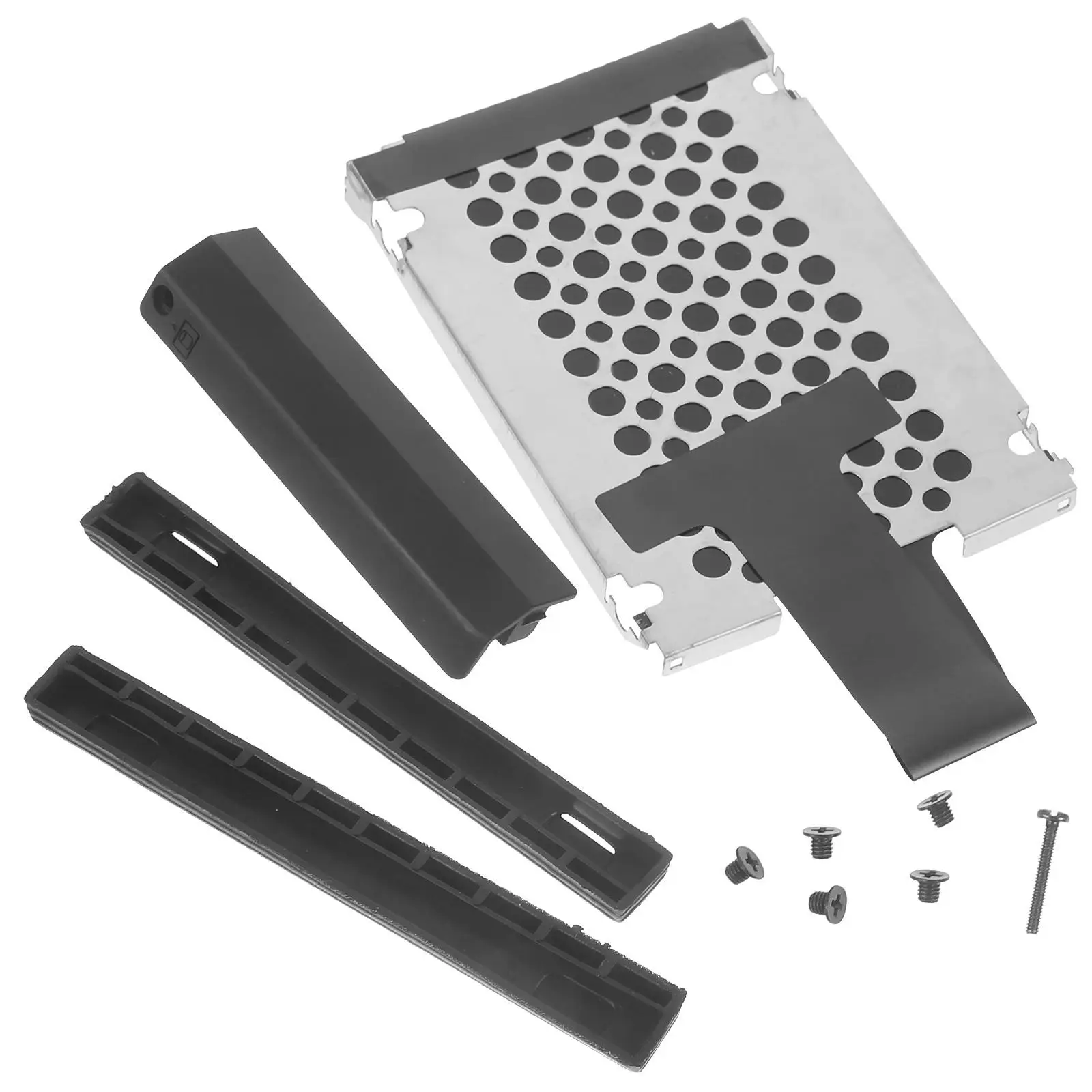 Hard Disk Mounting Bracket 7MM to 9.5MM Cage Rubber Rails for Series Laptop Internal Drive Bay AdapterBracket