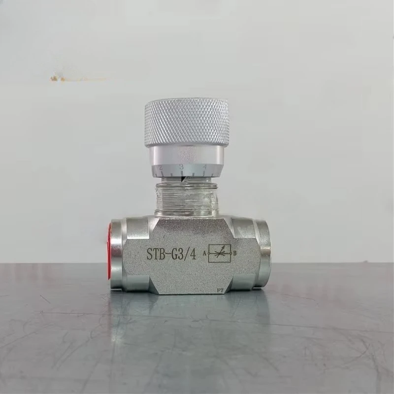 

STB-G3/4 Hydraulic Two-Way Throttle Valve Hydraulic Flow Control Valve