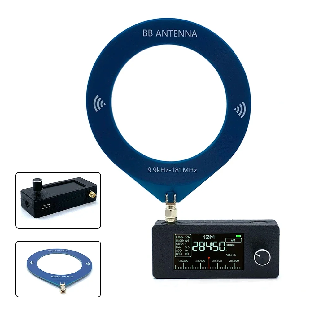 

1pcs 0.5--108mhz Pocket Size SI4732 Radio Receiver Mini Radio For DSP Chip Supporting Full-band Broadcasting Loop Antenna