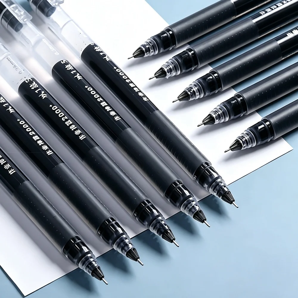 M&G Gel Pen Sets 0.5mm Fast Drying Ink Large Capacity Black Gel Pens Smooth Writing Signature Pen School Stationery Supplies