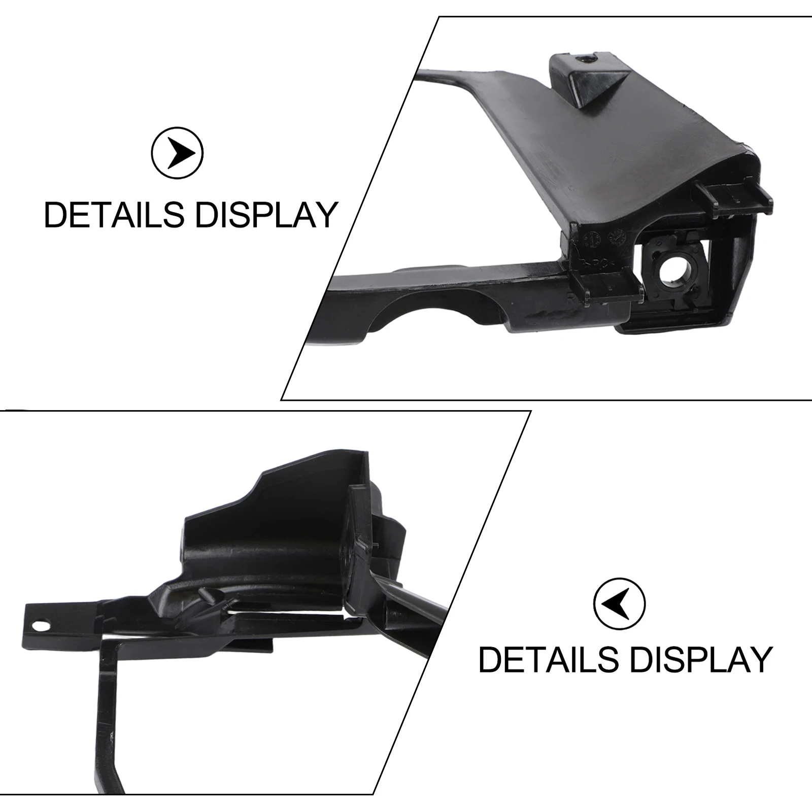 

For Bmw For E61 Series Right Headlight Bracket Direct Replacement Compatible with OEM Numbers 63126936089 and 63126936090