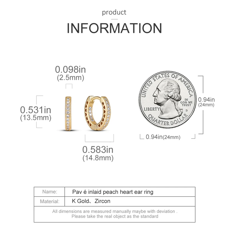 Echte Liebesfeder-Ohrringe aus 925er Sterlingsilber, passend für Original-Charms, Creolen für Damen und Mädchen, Ohrstecker, edler Schmuck, Geschenke – Detail 9