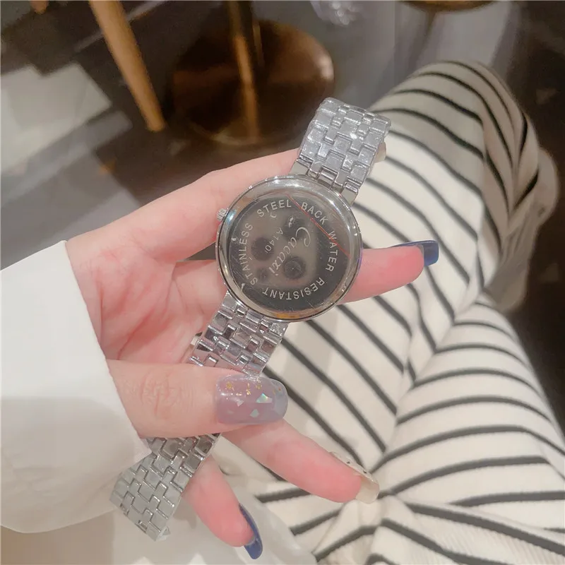 Cacaxi 여성용 럭셔리 브랜드 시계, 우아한 여성용 시계, 골드 시계, 손목 시계, relogio feminino A187