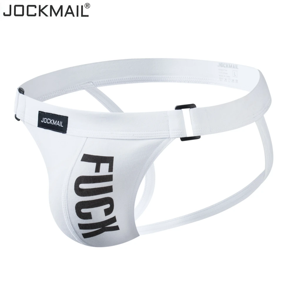 JOCKMAIL Jockstrap Sexy Underwear Men Briefs Male Panties Penis Pouch String Low Waist Bikini Hombre Lingerie Exrotic Underpants