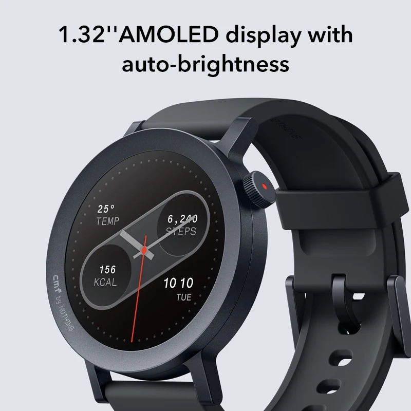 شحن سريع الإصدار العالمي لا شيء CMF Watch Pro 2 1.32 "AMOLED بلوتوث 5.3 BT مكالمات مع AI للحد من الضوضاء GPS 340mAh