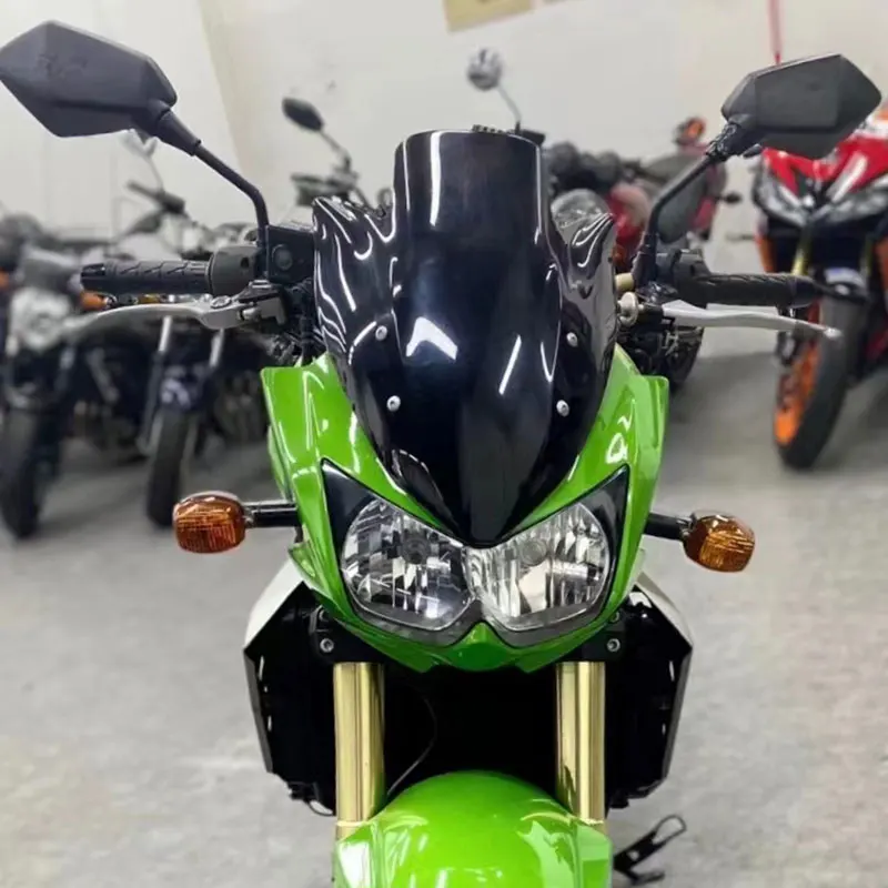Fit For Kawasaki Z1000 Z750 2003 2004 2005 2006 Z 750 Z 1000 Motorcycle Double Bubble Windscreen Screen Wind Windshield Black