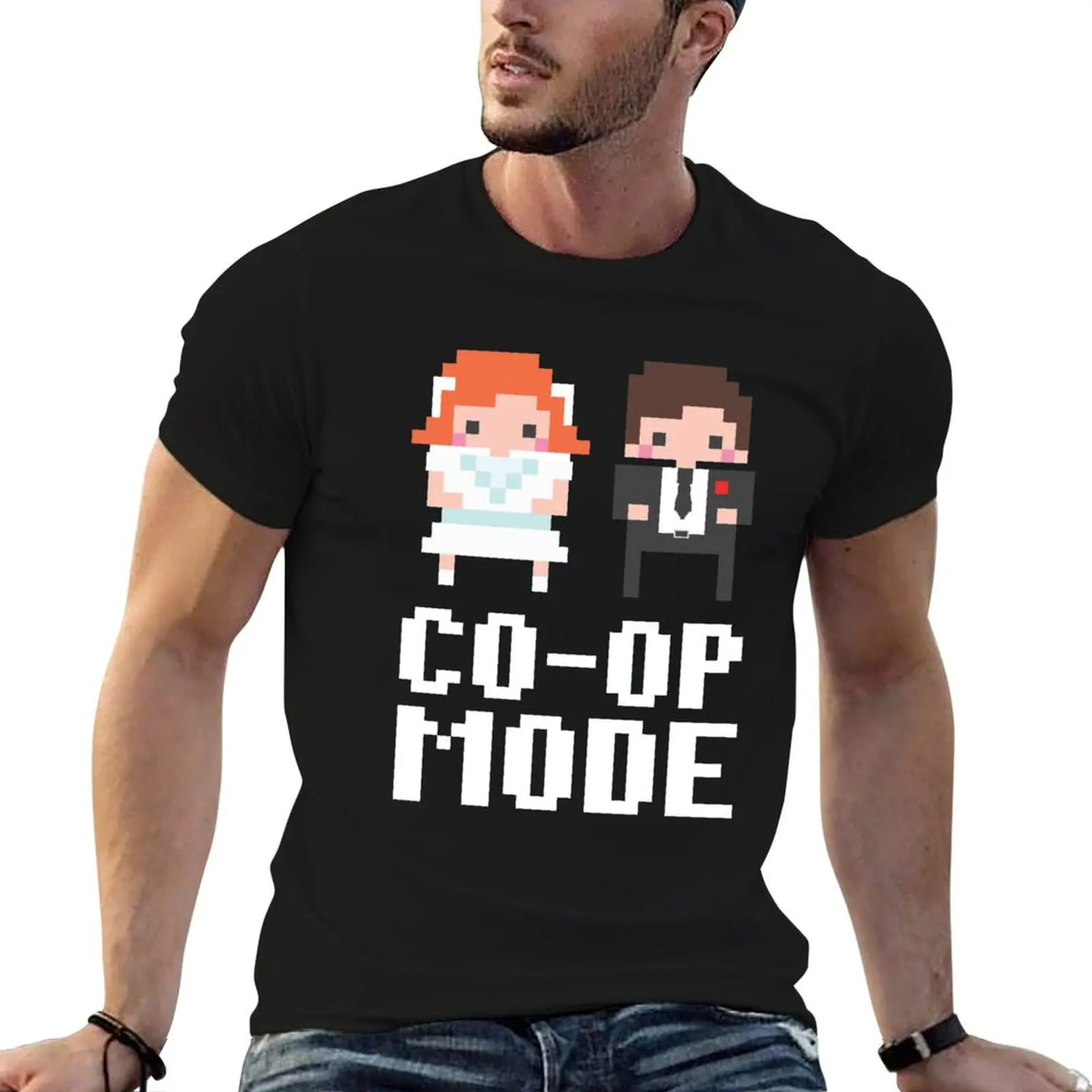 

Wedding Marriage Gamer Coop Mode Tshirt T-Shirt man t shirt graphic t shirts for man graphic tees T-Shirt