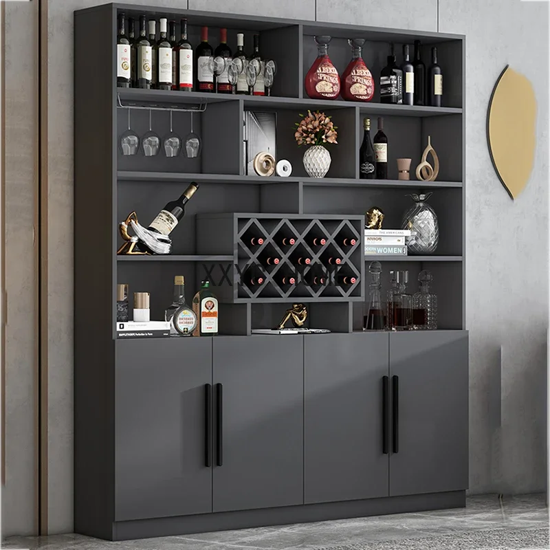 Storage Living Room Cabinets Filing Kitchen Bedside Wine Display Cabinets Ranking Wood Vitrine Entrance Hall Furniture YR50LC