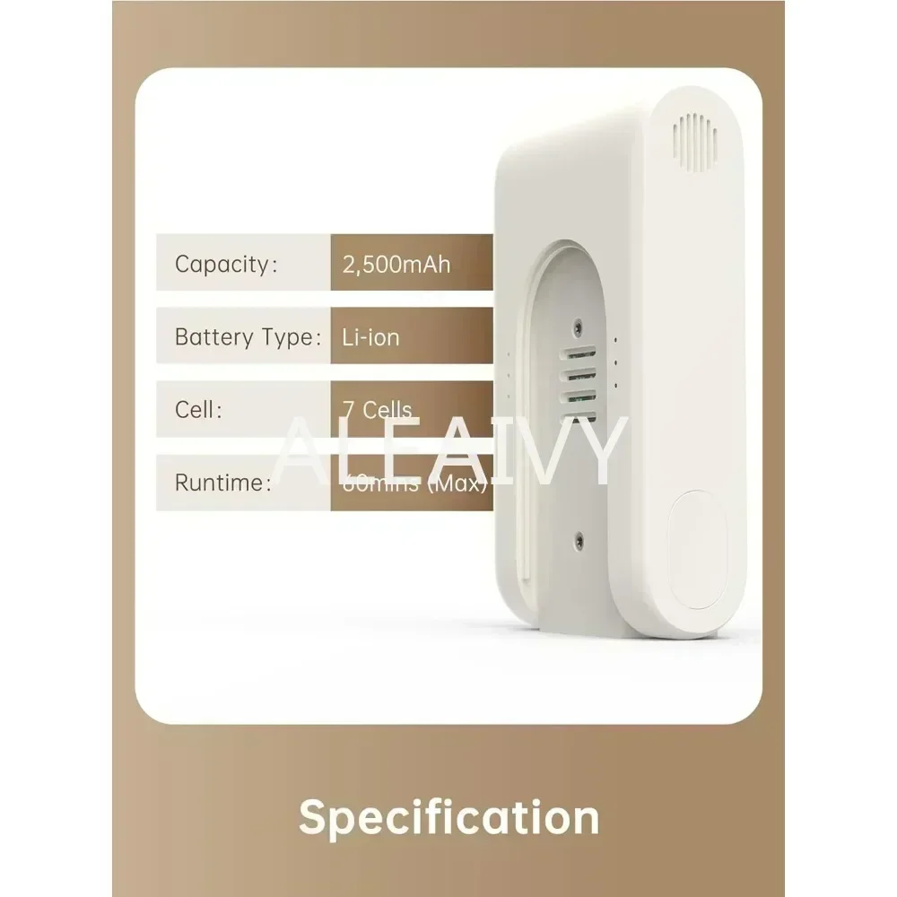 Upgraded A+Cell Battery 25.2V 5000mAh for Xiaomi Mijia G9 G10 R10 T20 Dreame 1S Wireless Vacuum Cleaner with Overload Protection