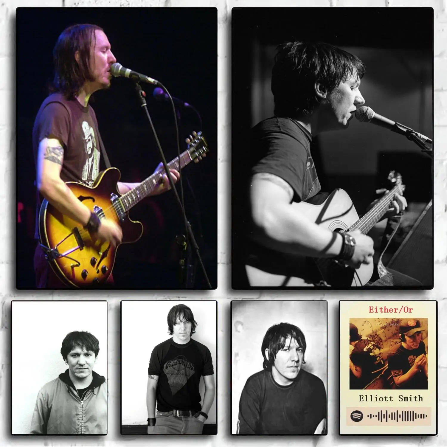 

elliott smith Singer Decoration Art Poster Wall Art Personalized Gift Modern Family bedroom Decor Canvas Posters