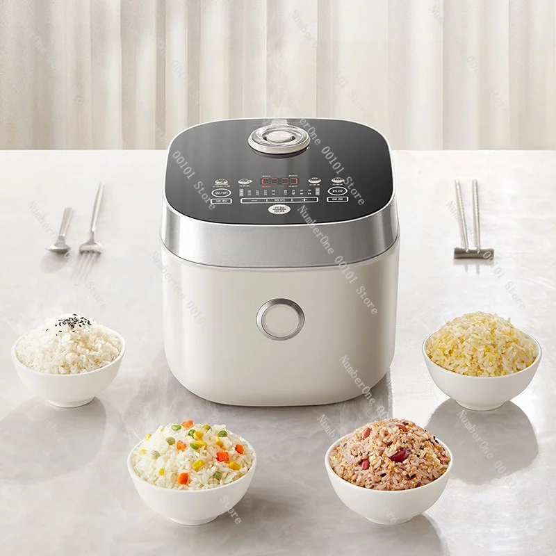 3L Smart Micro-Pressure Electric Rice Cooker Mini Multifunctional Non-Stick Inner Pot Porridge Soup Steamer Keep Warm For Home
