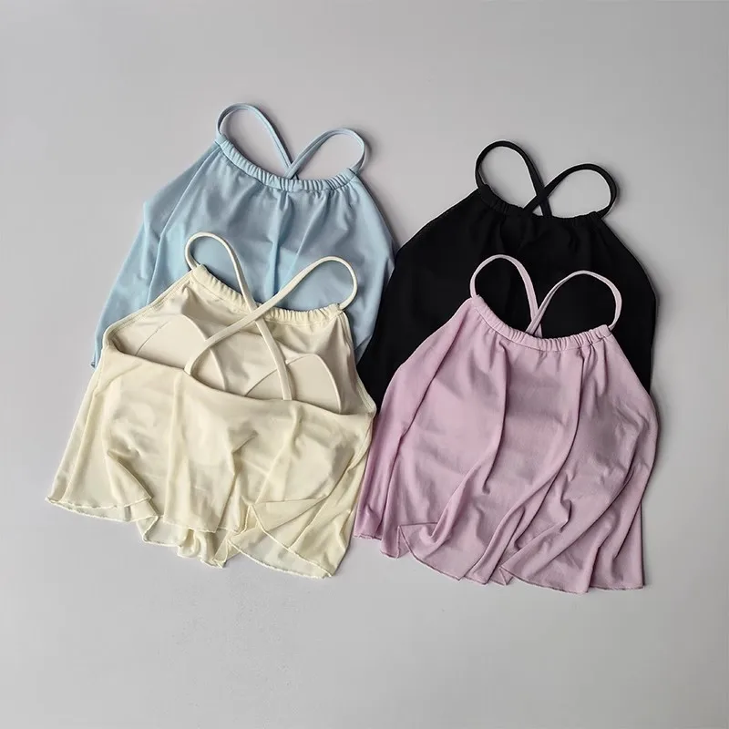 Sexy Mesh-Sportweste für Damen mit Kreuzträgern, Yoga-Tanktop, Fitness-Camisole-BH für Fitnessstudio und Laufsport – Detail 12