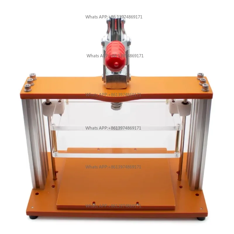 T05F-3 PCB PCBA Test Fixture Base Frame Test Bench 60mm Stroke Circuit Board Testing Accessory