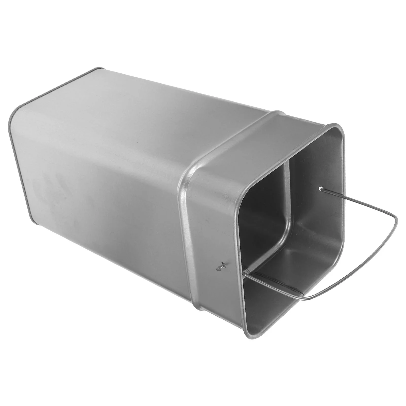 

Waste Barbed Wire Metal Lidless Trash Can Purple Large Bins Bucket with Handle Garbage