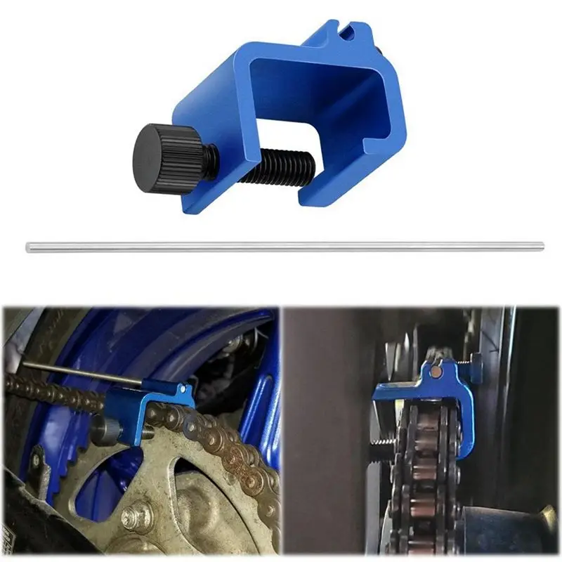 DT42-Motorcycle Chain Alignment Tool Kit Compatible For Atvs 08-0048 Motorcycle Quick Accurate Alignment Tool Repair Parts