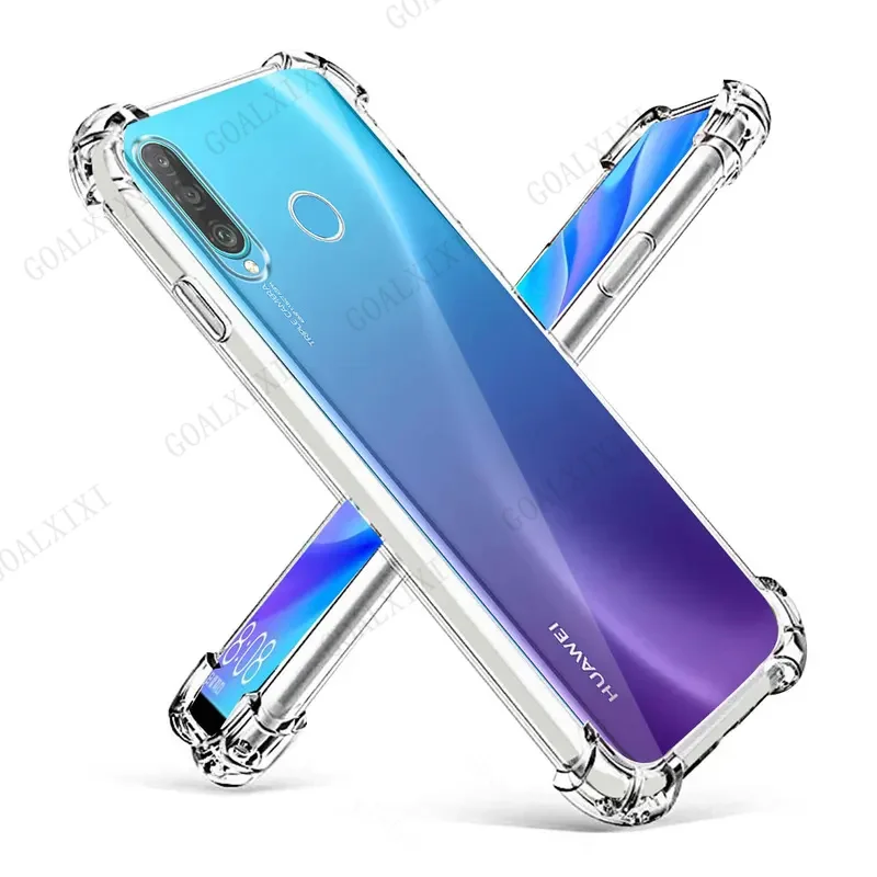 Funda para Huawei P30 Lite, P30 Pro, P30Lite, Transparente, Antigolpes, de Silicona Suave, Carcasa, Funda Protectora