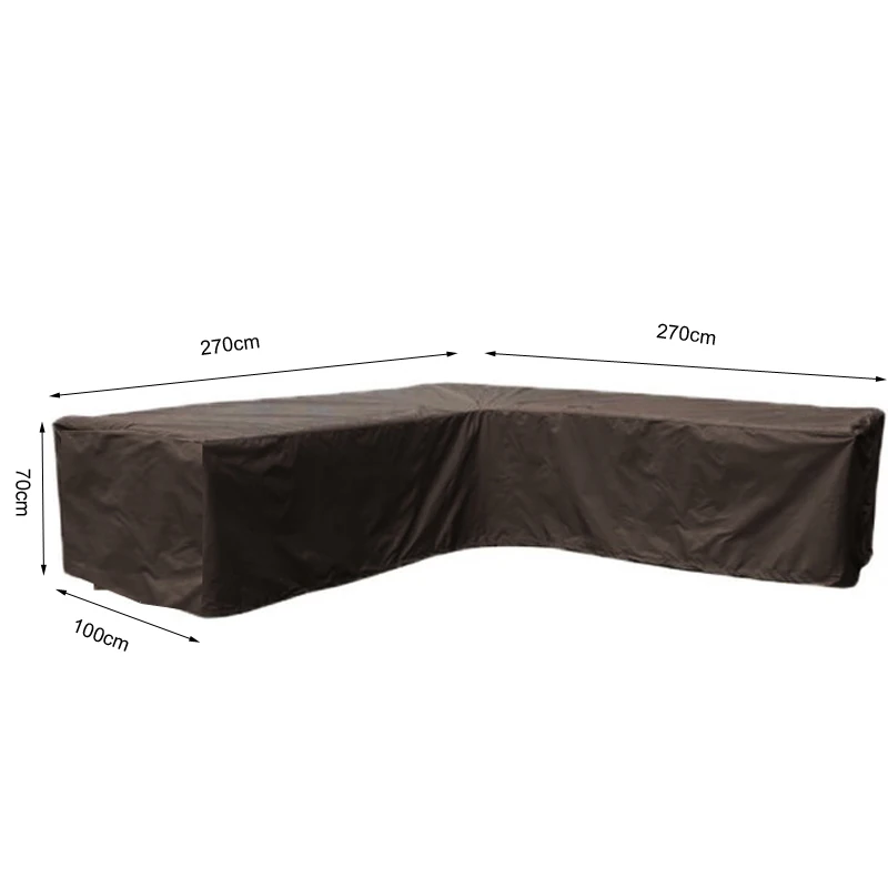 Large Sizes Protection Cover for Garden Corner Lounge Furniture Set, Waterproofed 210D Oxford Fabric, Custom Made Available image 3
