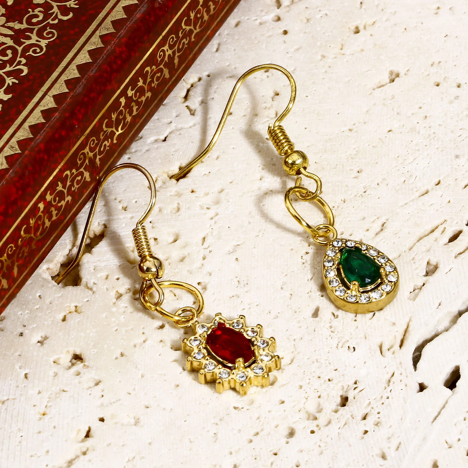 1 Piece 304 Stainless Steel Stylish Charms Heart Multicolor Rhinestone Cross Water Drop Angel Pendants For DIY Jewelry Making - Image 5