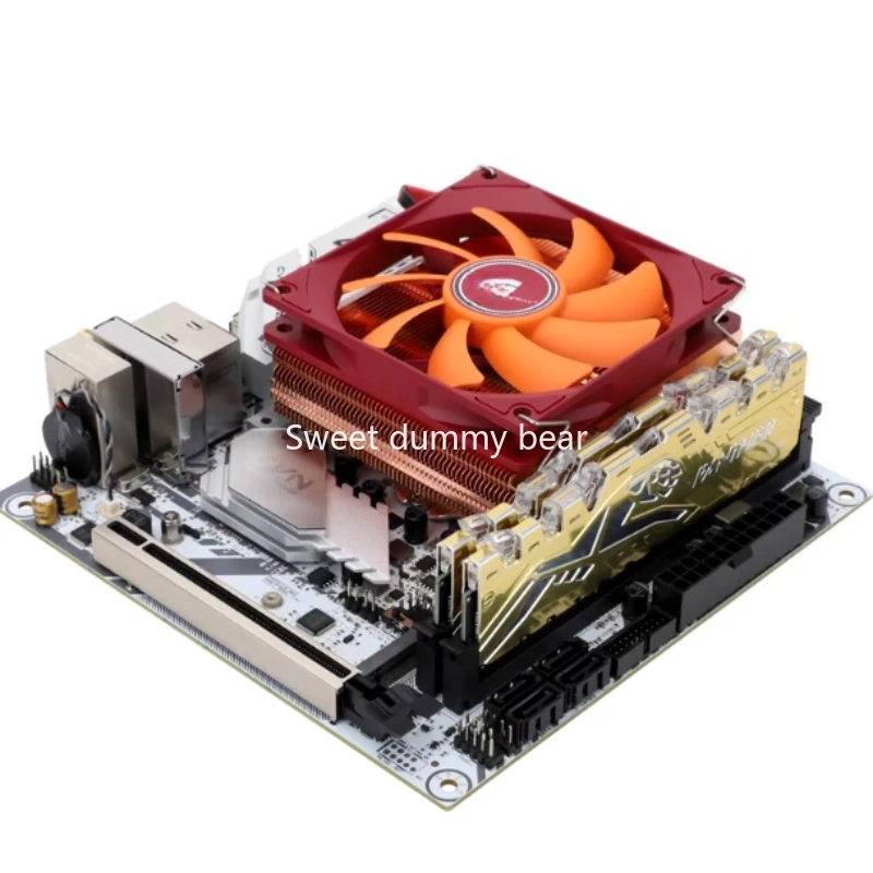 

AXP90/X53/X47/X36 FULL BLACK CPU Radiator - Press-Down Type for ITX Small A4 Chassis, Fan Blades Excluded