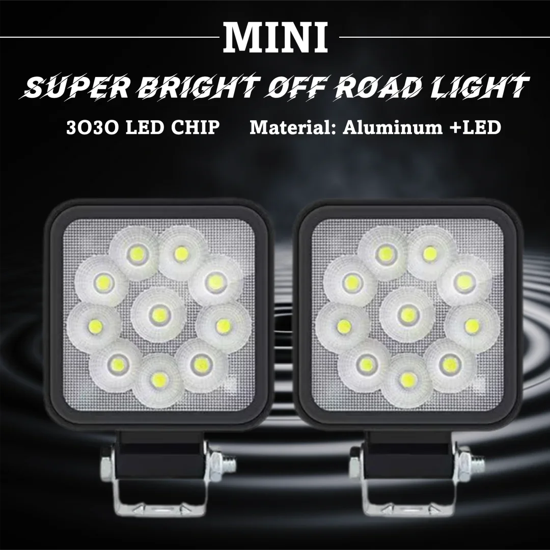 

Водонепроницаемый светодиодный рабочий фонарь, высококачественный светодиодный прожектор, мини-квадратная лампа 2,5 дюйма для автогрузовика, внедорожных автомобильных фар, аксессуары