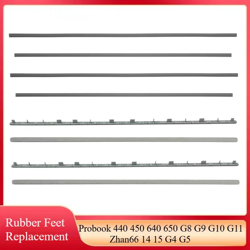 

New Laptop Bottom Case Rubber Feet For Probook 440 450 640 650 G8 G9 G10 460 660 G11 Zhan66 14 15 G4 G5 Non-slip Rubber Strip