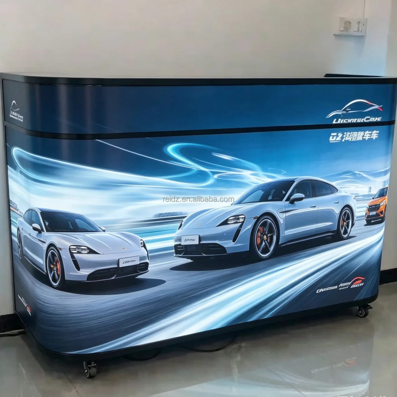Wind Resistant Outdoor LED DJ Booth Long Term Festival Temporary Activity Display Wall
