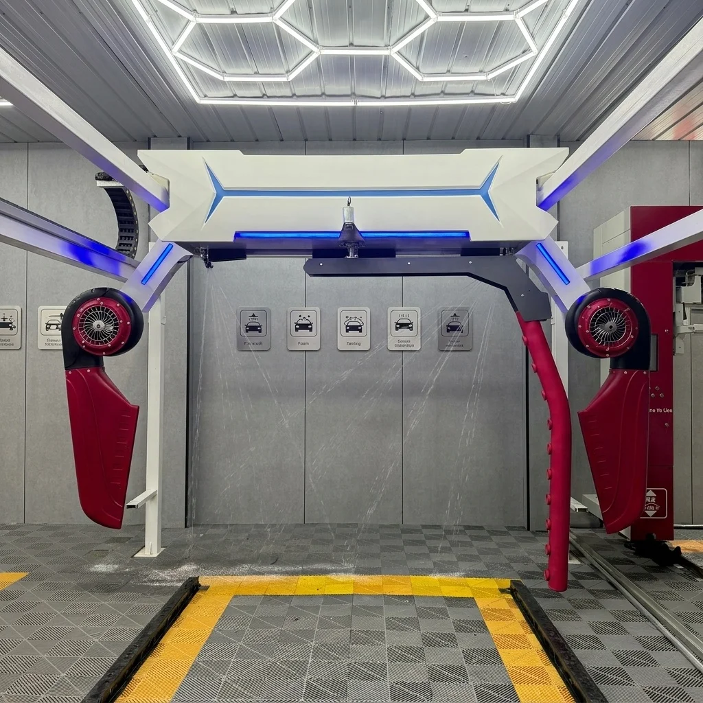360° Full Swing Touchless Washing Car Wash Structure Vehicle Washing Machine Car Wash Dryer Car Wash Automatic Machine