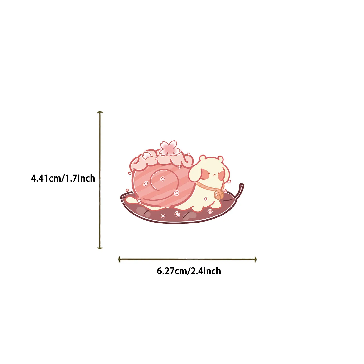 50PCS Fun Cartoon Snail Stickers Scrapbooking Collage Material Phone Cases Guitar Notebooks DIY Decorative