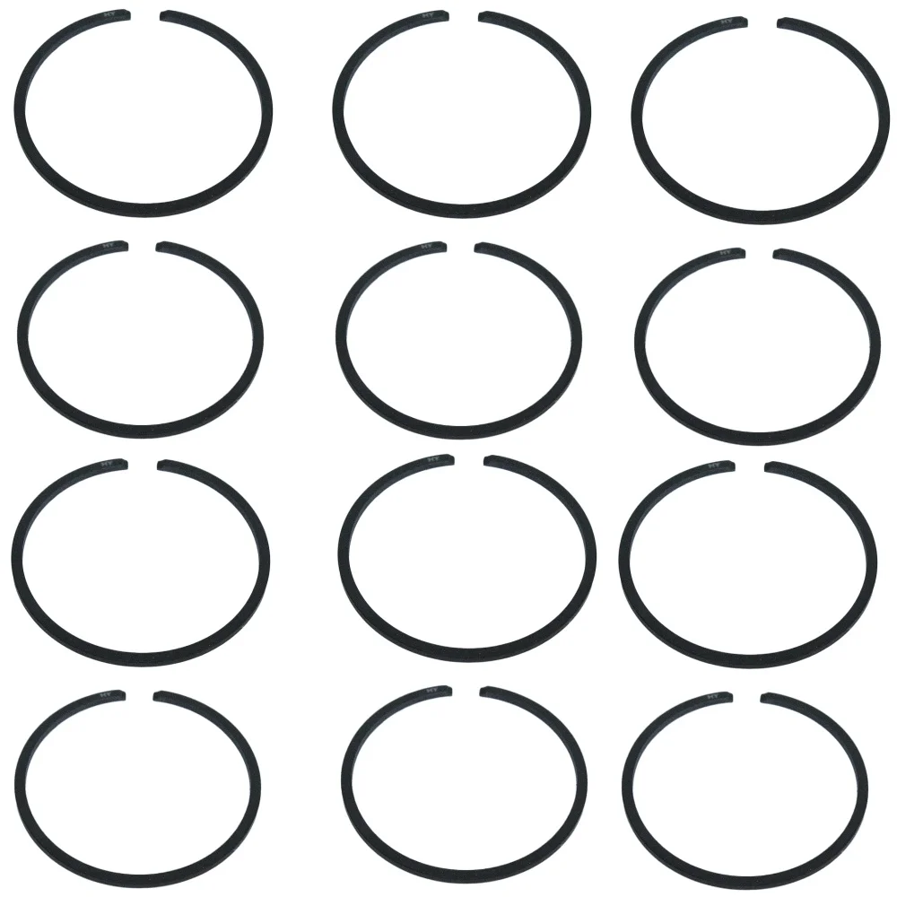 12Pcs Piston Ring Kit 39mm x1.5mm For Husqvarna 236 240 240E 236E 235 Chainsaw Replacement Spare Part