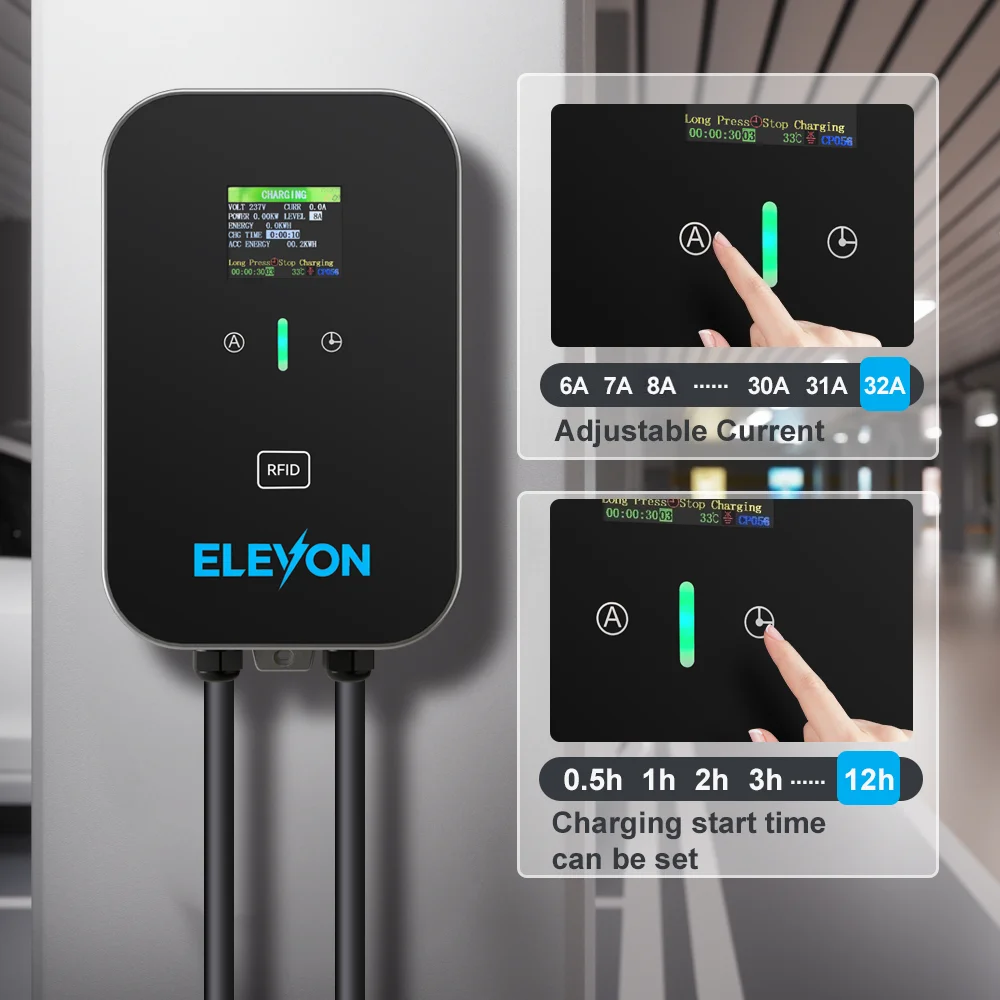 Stacja ładowania ELEVON EV 22K – Ev Charger Type 2 22Kw 32A 3 Phase recenzja i cena