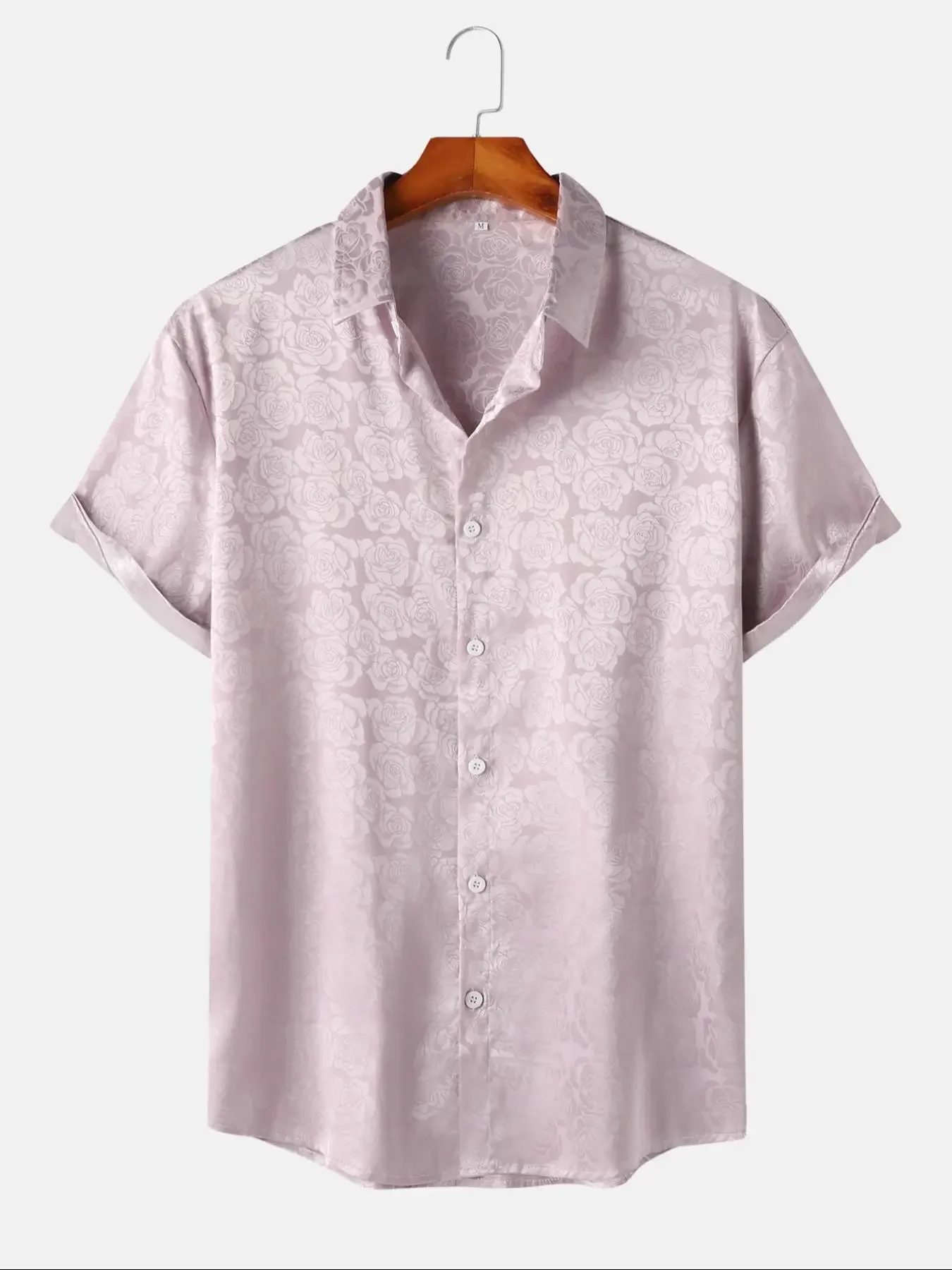 Men's casual Hawaiian shirt casual wear couple style comfortable and breathable fabric button-down design