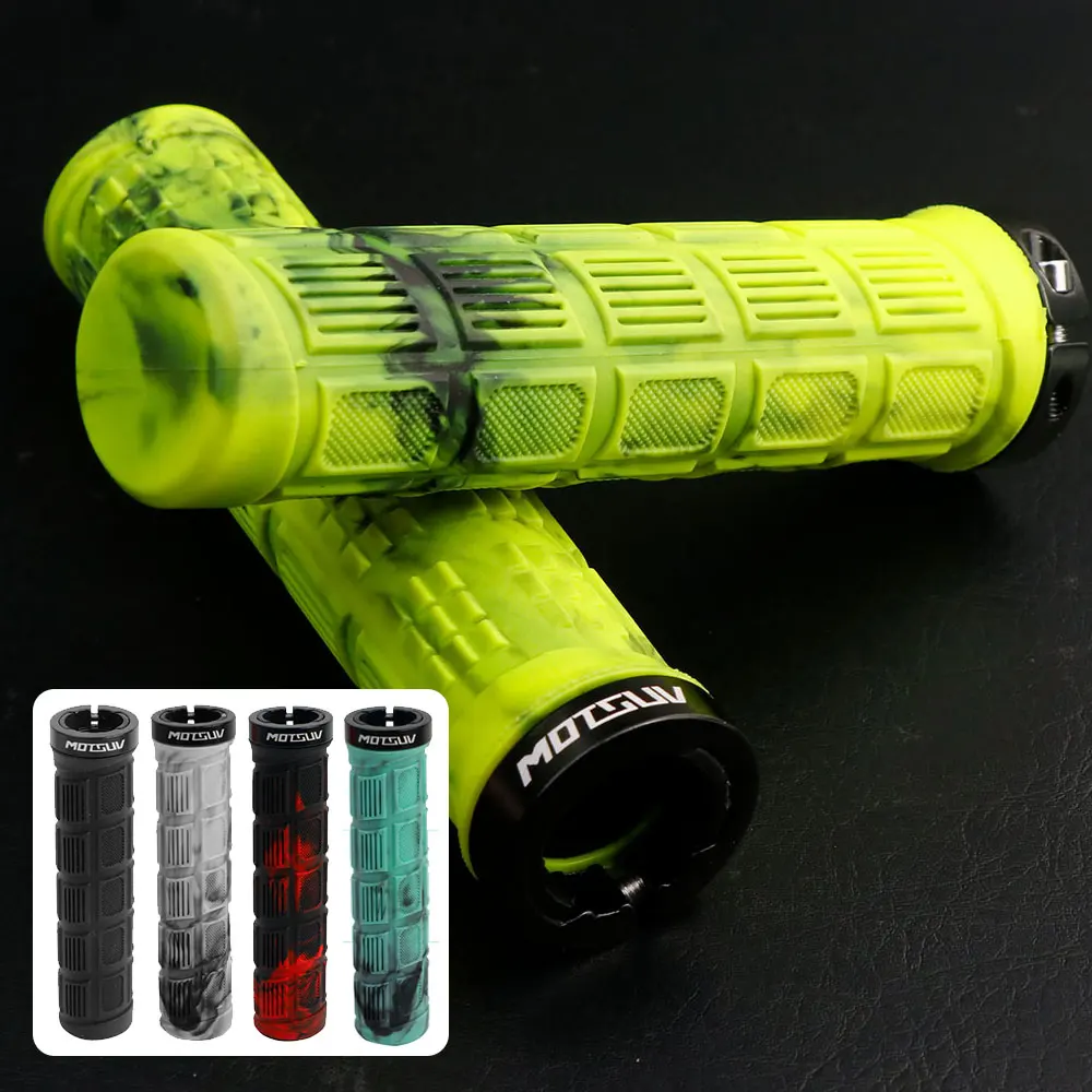 Two-color Mixed Color Non-slip Bmx Handle Grip TPE Bicycle Grips MTB Bike Handlebar Rubber Cycling