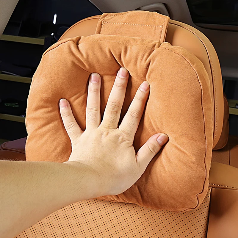 ل Leapmotor C10 2024 الجلد المدبوغ وسادة الرقبة رغوة الذاكرة الوسائد اكسسوارات السيارات الداخلية