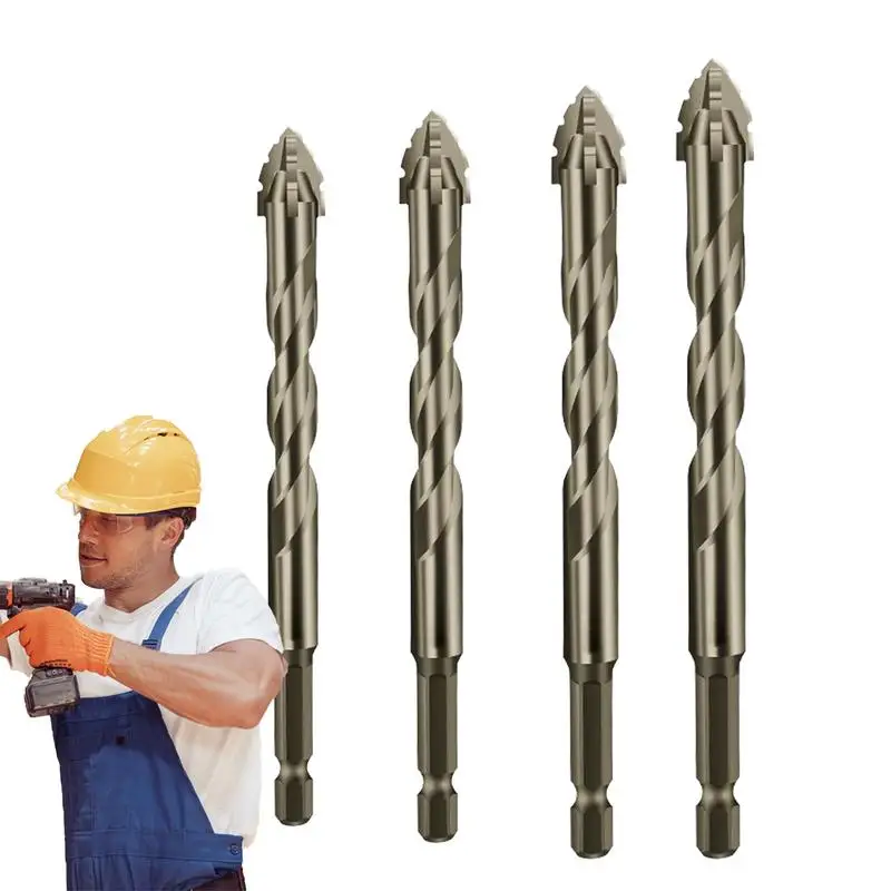 

Serrated Eccentric Drill Bits Four-Flute Sawtooth Metal Eccentric Drill Bits High Hardness Bevel Tip Serrated Drill Bits For