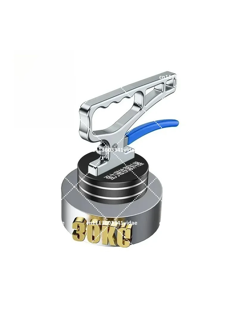 30-60KG Strong Magnetic Suction Cup, Portable Lifters for Steel Mold Handling, Laser Cutting Material Pickups