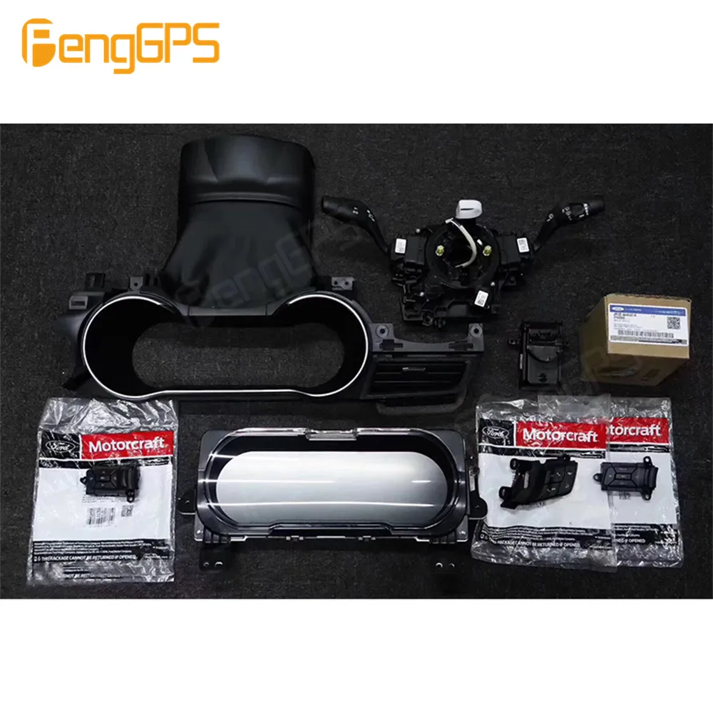 

12,3-дюймовый цифровой дисплей, приборная панель для Ford Mustang 2015 2016 2017 2018-2023, спидометр, автомобильный виртуальный приборный коврик